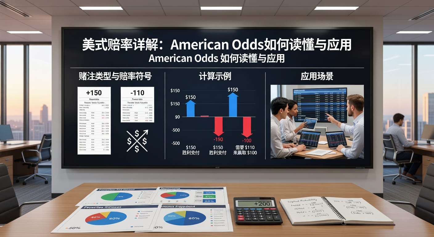 美式赔率 American Odds：体育博彩核心玩法解析指南