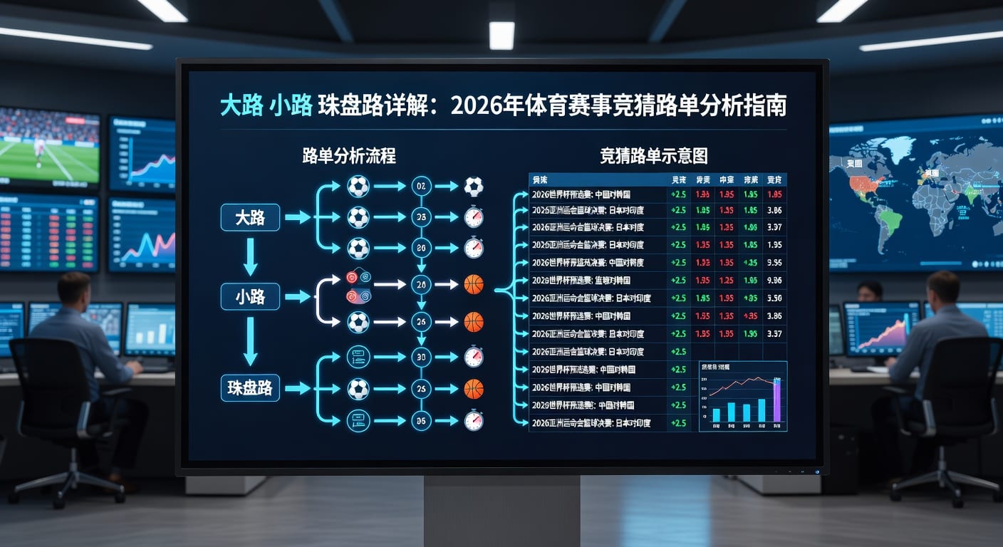 足球盘口：大路小路珠盘路解析 | 2026年世界杯投注实战指南