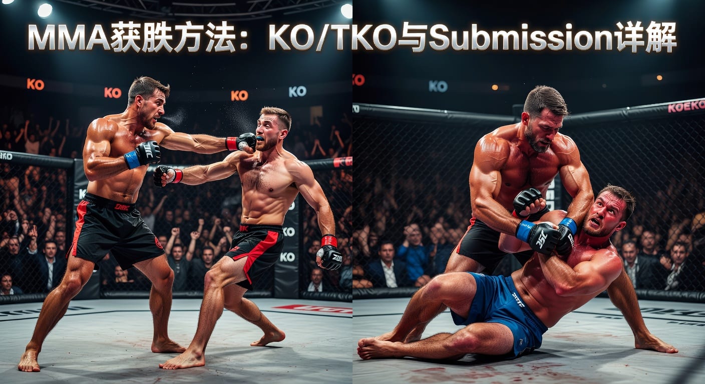 MMA方法 method of victory KO/TKO Submission：2026年体育实时赔率读法